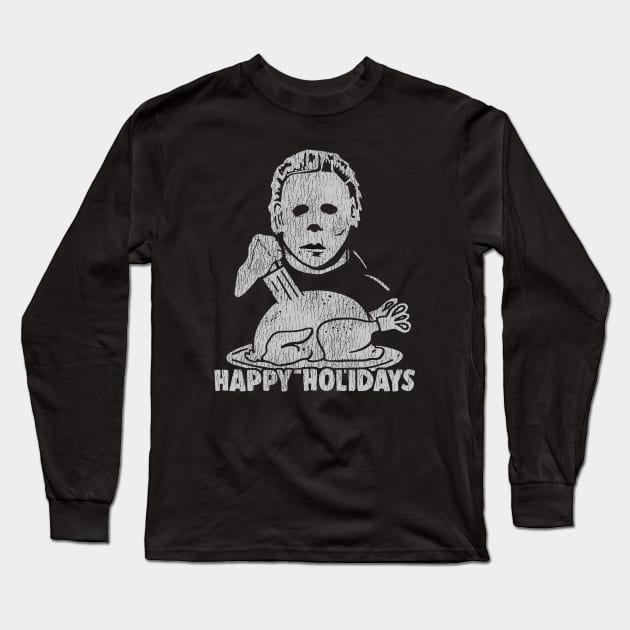 Michael Myers Turkey Vintage Long Sleeve T-Shirt by olegam